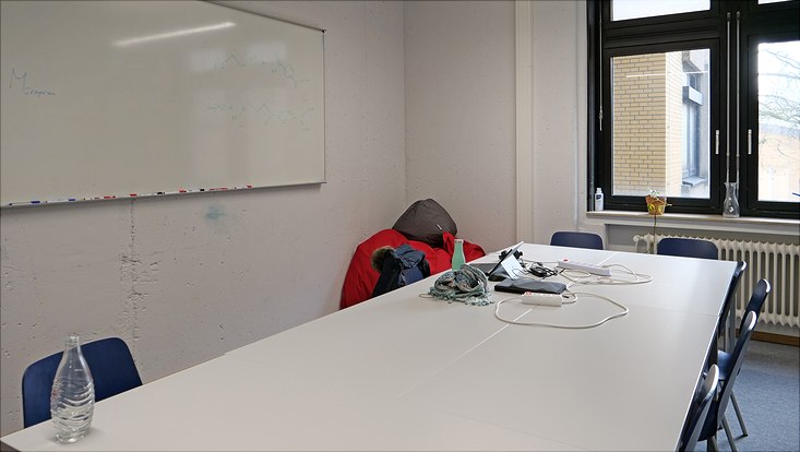 Studentischer Arbeitsraum in der Jungiusstraße 11C