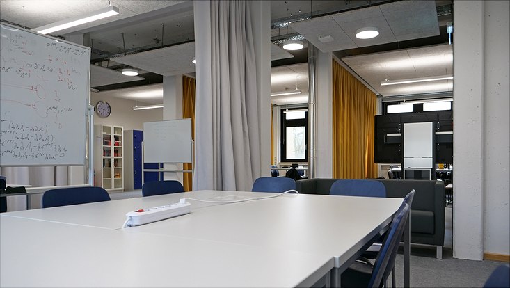 Studentischer Arbeitsraum in der Jungiusstraße 11C