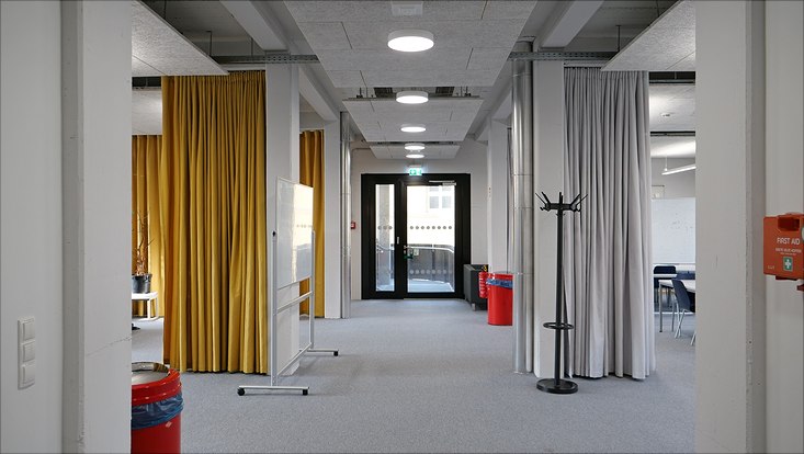 Studentischer Arbeitsraum in der Jungiusstraße 11C