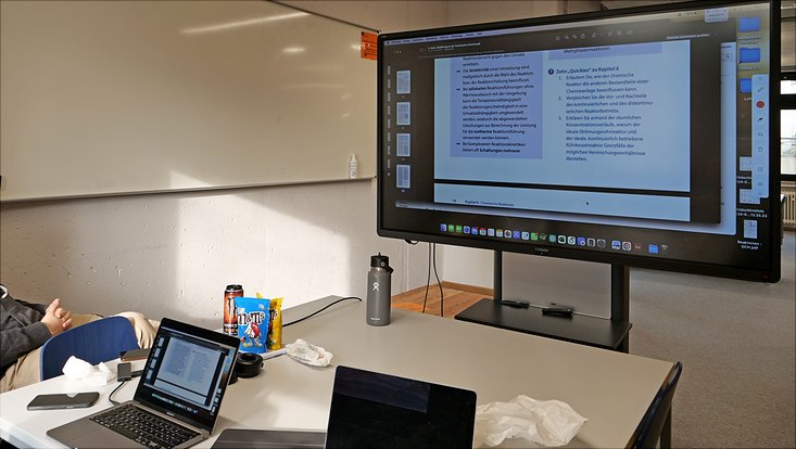 Studentischer Arbeitsraum in der Jungiusstraße 11C