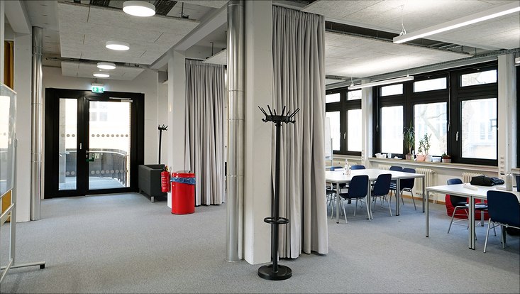 Studentischer Arbeitsraum in der Jungiusstraße 11C