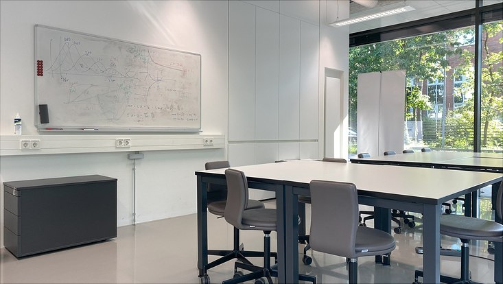 Studentischer Arbeitsraum 0010 in Gebäude 60