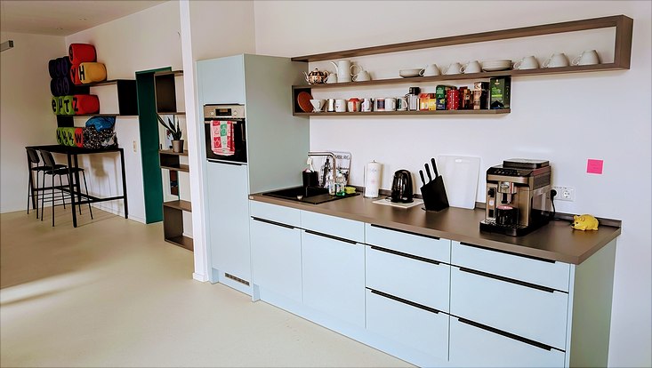 Bild vom Co-Working Space (Raum 101/102) in Gebäude 67