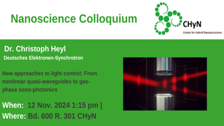 Nanoscience-Colloquium